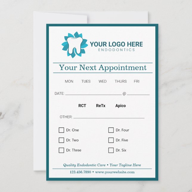 Redigerbar endodonti Nästa Möte Inbjudningar (Framsida)