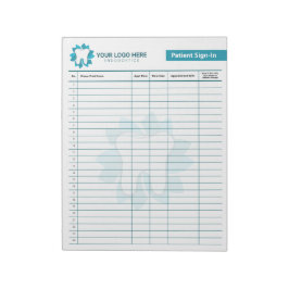 Redigerbar endodontik eller tandinloggning anteckningsblock