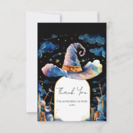 Redigerbar enkel guide - babyvisningsprogram tack kort