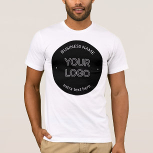 Redigerbar ersättning för Logotyp och Namn för för T Shirt
