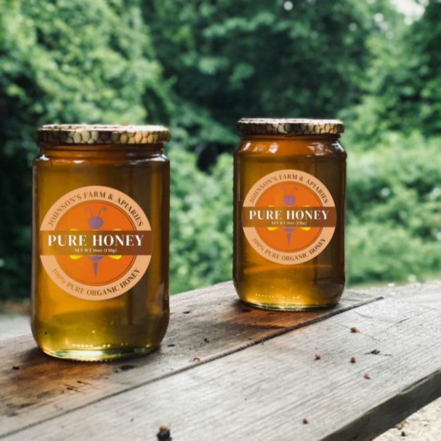 Redigerbar etikett för honung-Anpassningsbar (Skapare uppladdad)