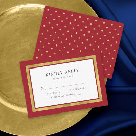 Redigerbar Färg Classic Guld Bröllop OSA