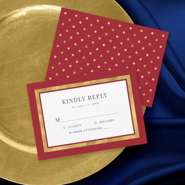 Redigerbar Färg Classic Guld Bröllop OSA (Skapare uppladdad)
