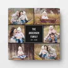 Redigerbar Färg Collage Anpassningsbar Plaque