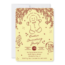 Redigerbar Färg Cookie-dekoration av Party Doodles