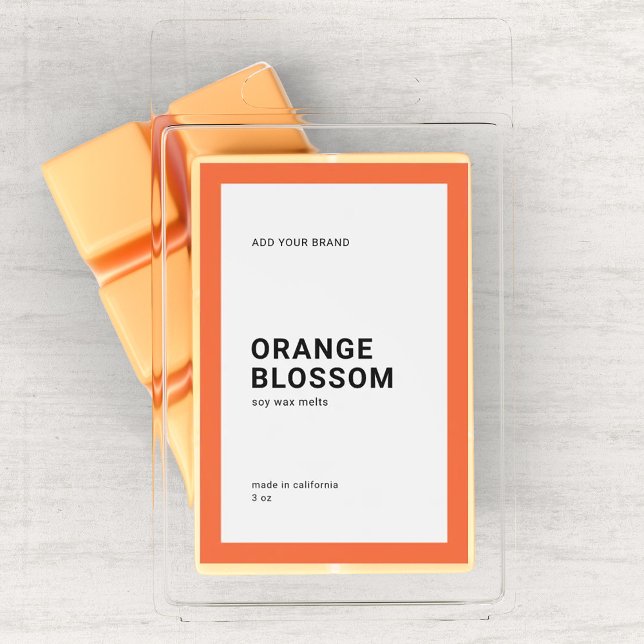 Redigerbar Färg Modern Minimalist Product Label Vinetikett (Skapare uppladdad)