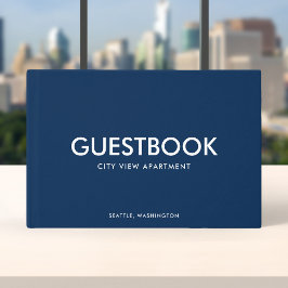 Redigerbar Färg Stilig Sans Serif Modern Gästböcker