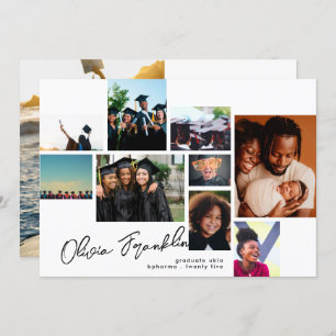 Redigerbar FINARE Script Student MULTI PHOTO GRAD Meddelande