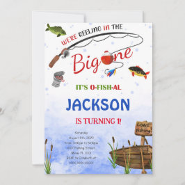 Redigerbar fiskebursdagsinbjudan inbjudningar