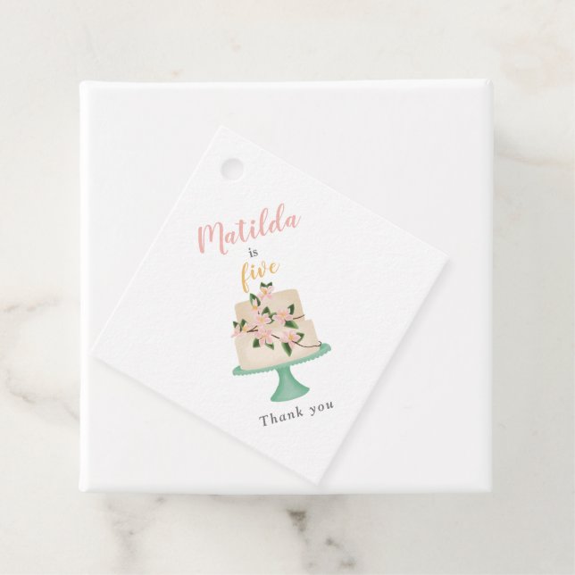 redigerbar födelsedagskalas party gåvor etiketter (På plats)