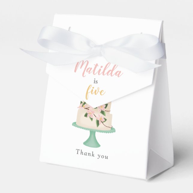 redigerbar födelsedagskalas party presentaskar (Framsidan Sidan)