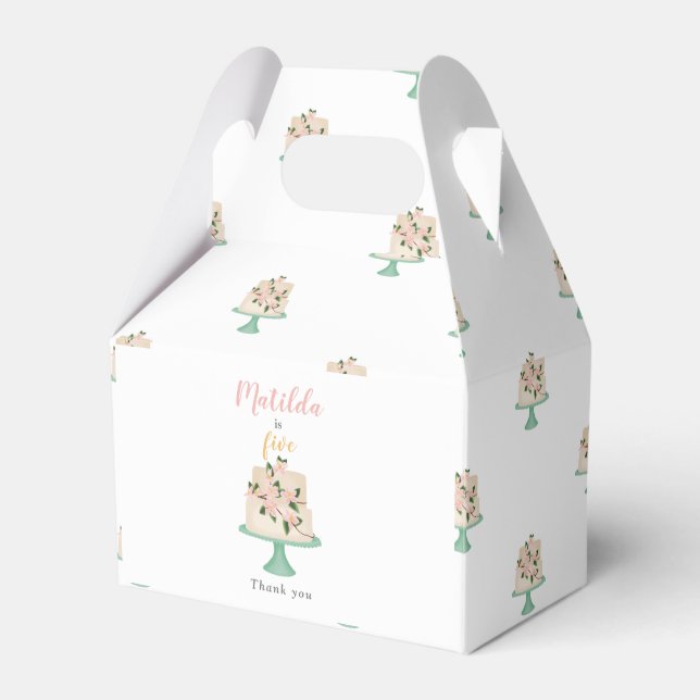 redigerbar födelsedagskalas party presentaskar (Framsidan Sidan)