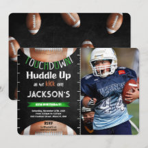 Redigerbar fotbolls fotofestkort