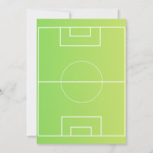 Redigerbar fotbollstematisk födelsedagsinbjudan