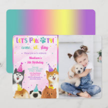 Redigerbar fotomedbjudning till uppvalsfåglar på f