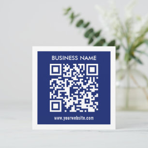 Redigerbar (genererad omedelbart) QR-kod   Blå flo