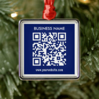 Redigerbar (genererad omedelbart) QR-kod | Blå flo