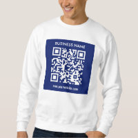 Redigerbar (genererad omedelbart) QR-kod | Blå flo