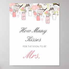 Redigerbar gissar hur många Kisses for Soon Mrs Si Poster