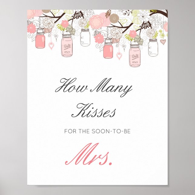 Redigerbar gissar hur många Kisses for Soon Mrs Si Poster (Framsidan)