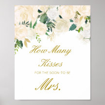 Redigerbar gissar hur många Kisses for Soon Mrs Si