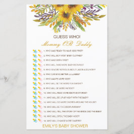 Redigerbar gissning: Vem, Mamma eller Pappa babyvi