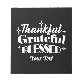 Redigerbar gnistrande Thanksgiving, offertdesign Anteckningsblock