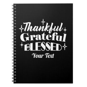 Redigerbar gnistrande Thanksgiving, offertdesign Anteckningsbok