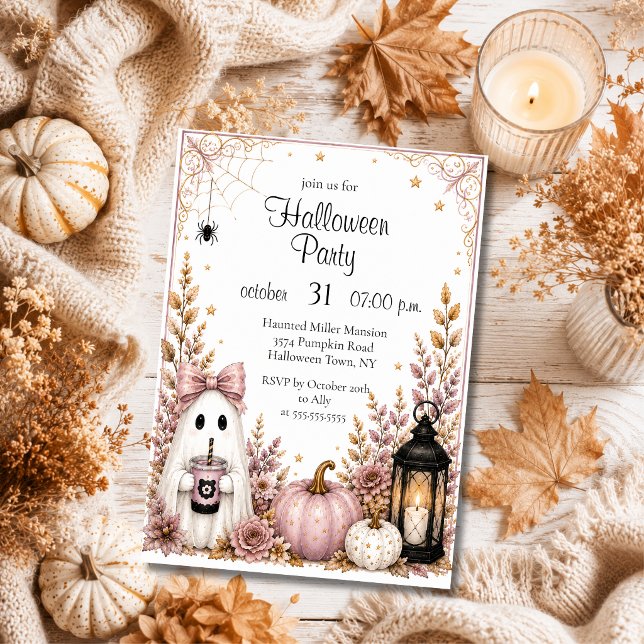 Redigerbar Halloween-festinvitation Inbjudningar (Skapare uppladdad)