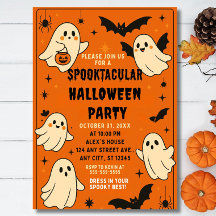 Redigerbar Halloween-födelsedagsinbjudan, Hallowee