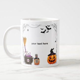 redigerbar halloween jumbo mugg