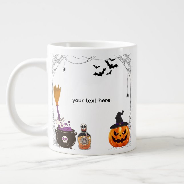 redigerbar halloween jumbo mugg (Vänster)
