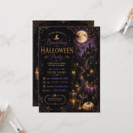 Redigerbar Halloween-kostymfest-inbjudan Inbjudningar