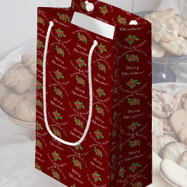 Redigerbar Helgdag Baking Gift Red God jul