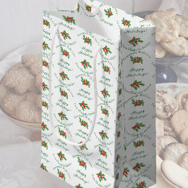 Redigerbar Helgdag Baking Gift White Glad helg