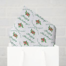 Redigerbar Helgdag Baking Gift White Glad helg