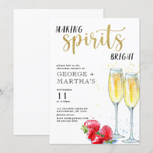 Redigerbar Helgdag Cocktail-partiinbjudan Inbjudningar
