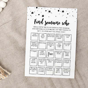 Redigerbar Hitta någon som spel Bingo spel Kort