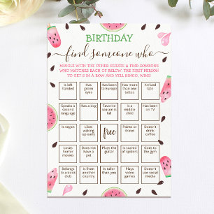 Redigerbar Hitta Nån Som Spel Bingo spel Kort