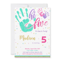 Redigerbar inbjudan på fem dagar