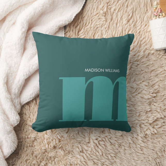 Redigerbar inskription Färg Personlig Namn Kudde (Filt)