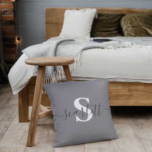Redigerbar inskription Namn Personlig Färg Kudde (Skapare uppladdad)