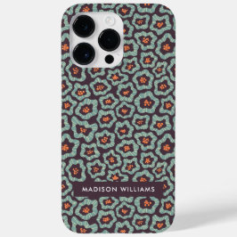 Redigerbar inskriptionsflödor minimalistisk Fodral