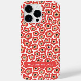 Redigerbar inskriptionsflödor minimalistisk Fodral