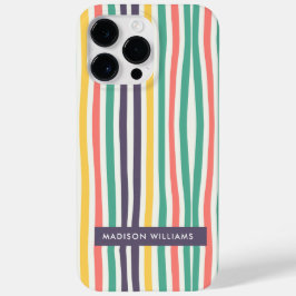 Redigerbar inskriptionstid Färgad Linjer minimalis