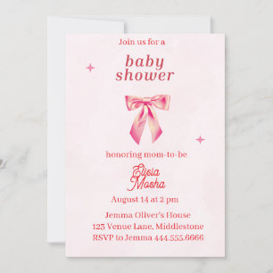 Redigerbar introduktion till babyvisningsprogram f inbjudningar