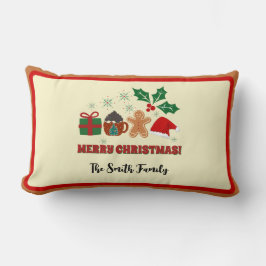 Redigerbar jul Dekorativ kudde