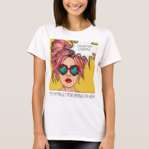Redigerbar kassa av honom t shirt
