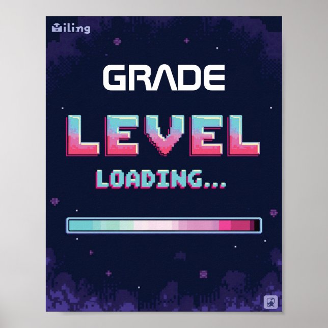Redigerbar “Klassnivåladdning”  Poster (Framsidan)