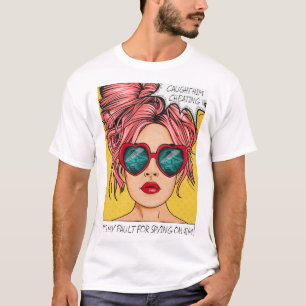 Redigerbar krånglig friterad fritagare T-Shirt